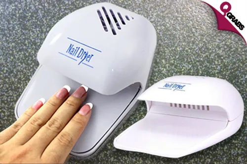 From QR25, Have Less Smudges with a Nail Polish Dryer! (Up to QR98 Value)